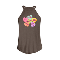 Womens X-Small Brown Tank Top