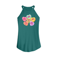 Womens X-Small Teal Tank Top