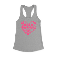Womens X-Small Heather Gray Style_Tank Top