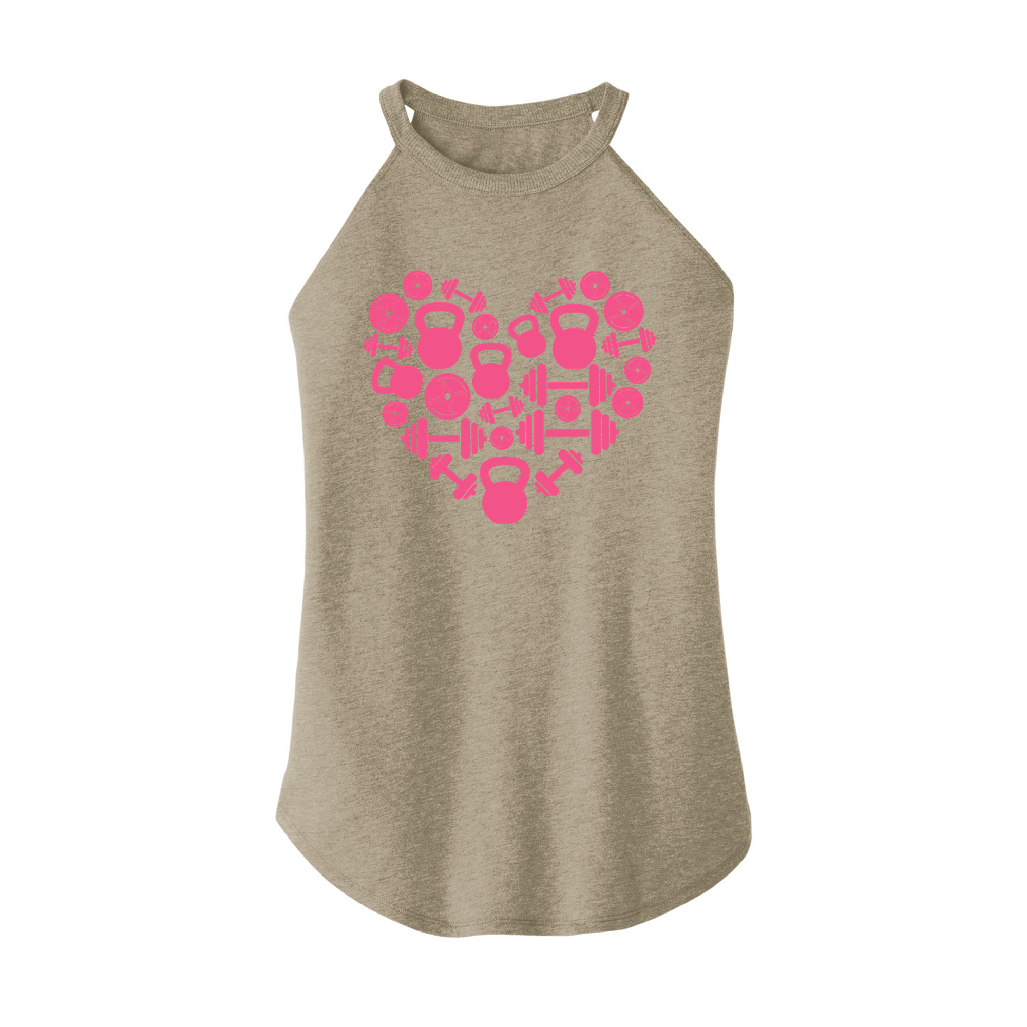 Womens X-Small Sand Rocker Tank Top