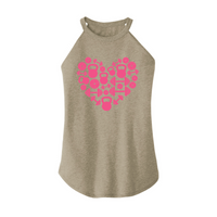 Womens X-Small Sand Rocker Tank Top