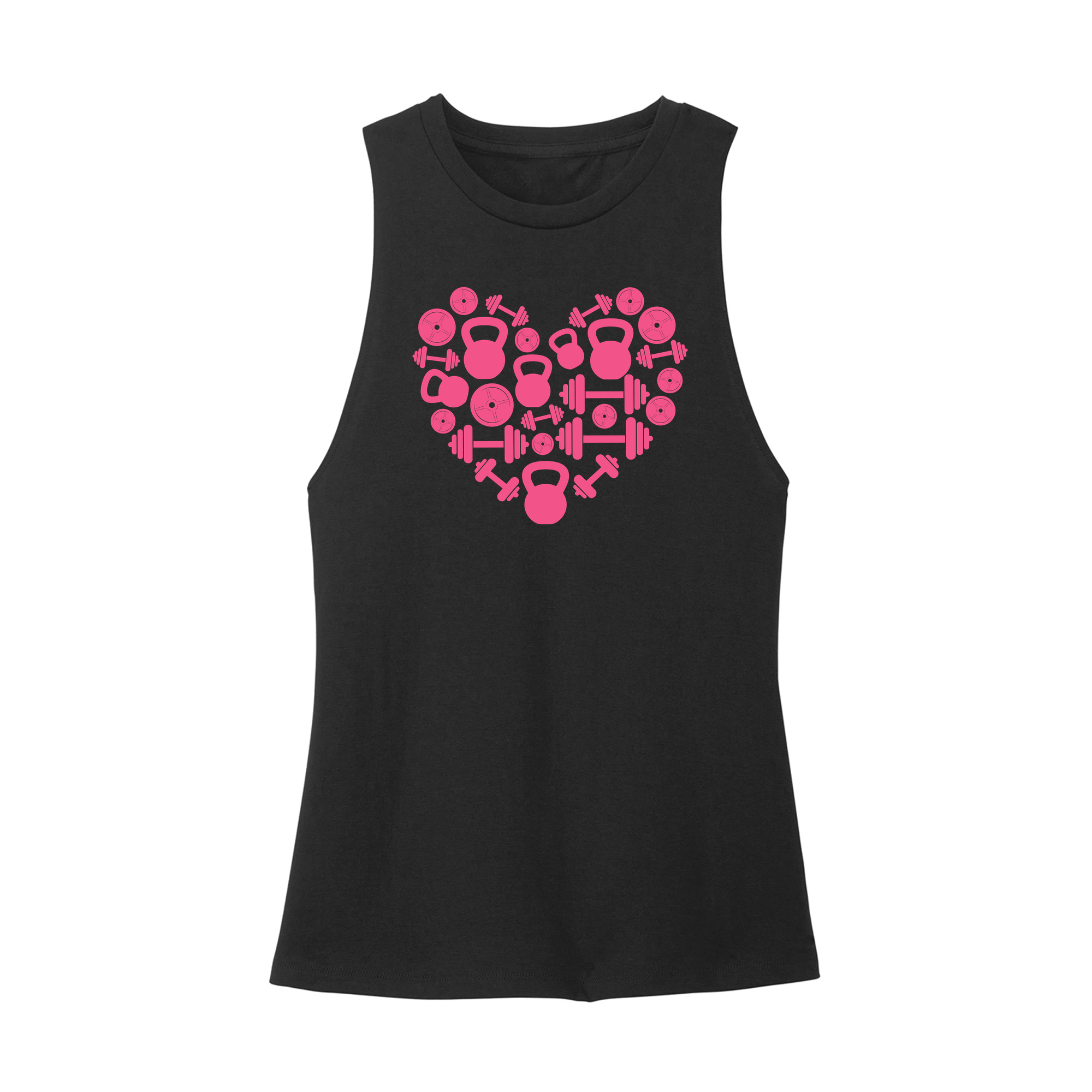 Womens X-Small Black Muscle Tank