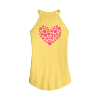 Womens X-Small Yellow Tank Top