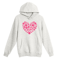 Unisex Small Oatmeal Pullover Hooded Sweatshirt