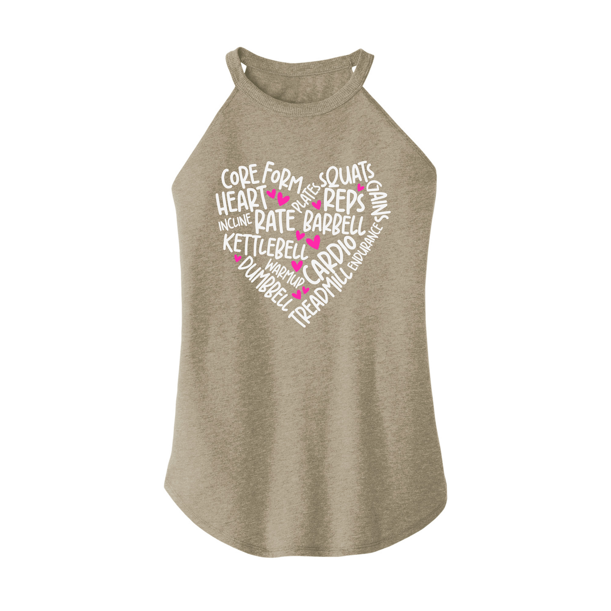 Womens X-Small Sand Rocker Tank Top