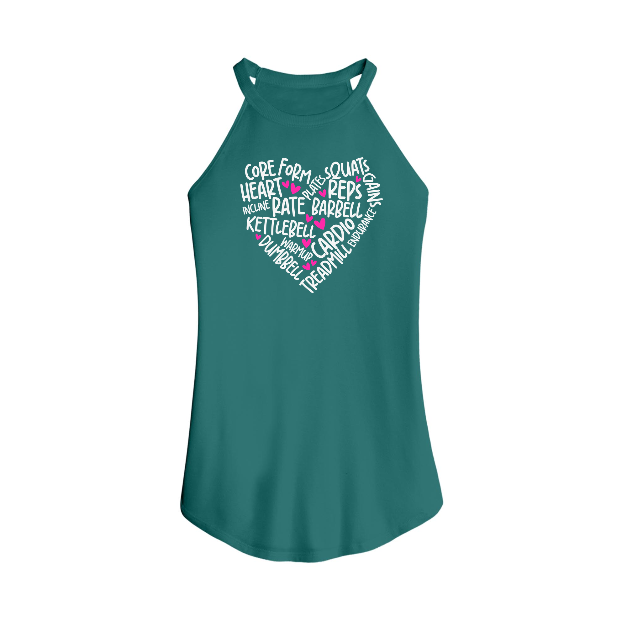 Womens X-Small Teal Tank Top