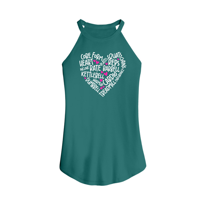 Womens X-Small Teal Tank Top