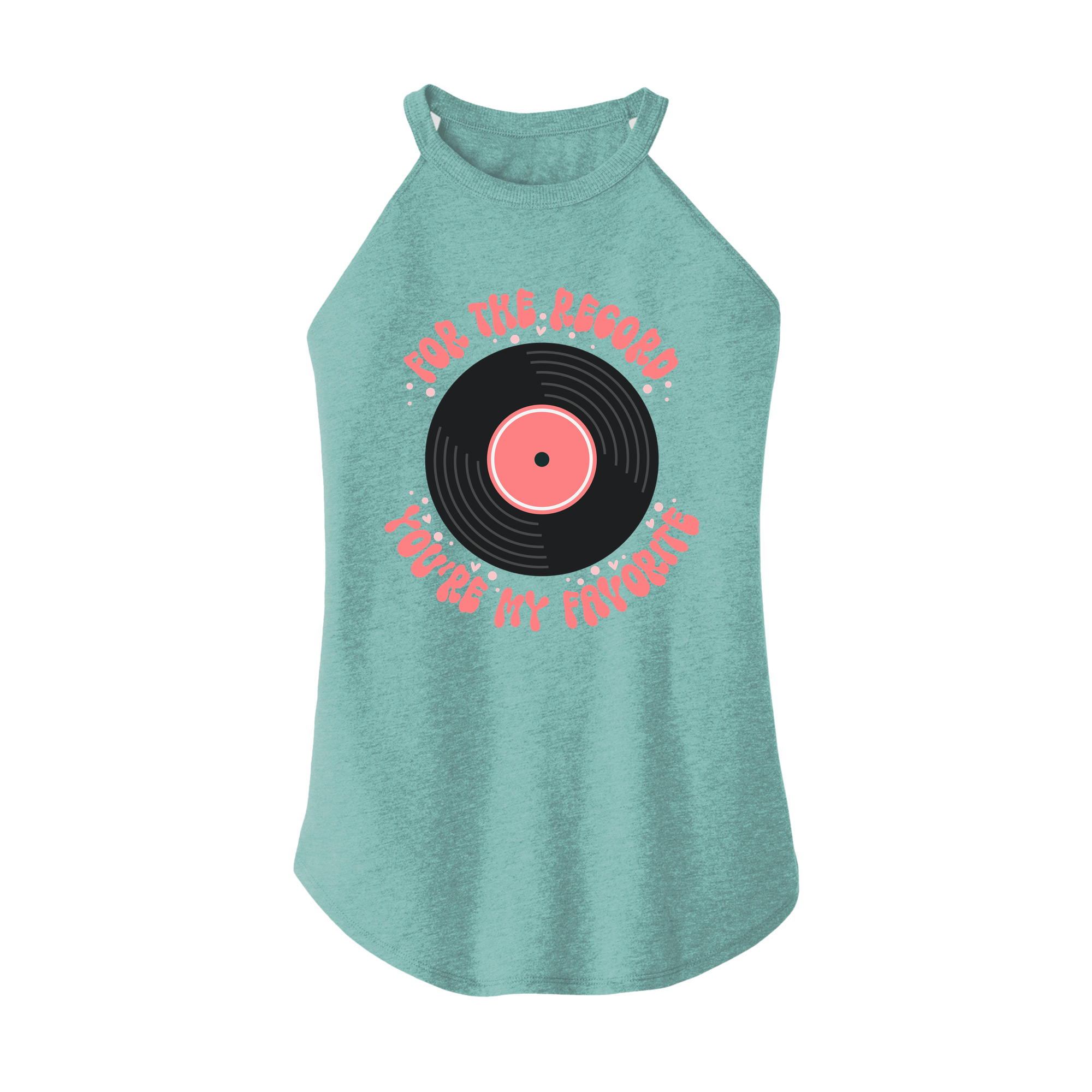 Womens X-Small Teal Rocker Tank Top