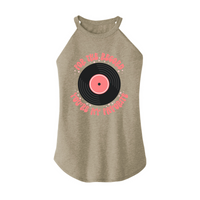 Womens X-Small Sand Rocker Tank Top