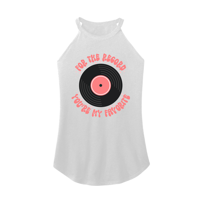 Womens X-Small White Rocker Tank Top