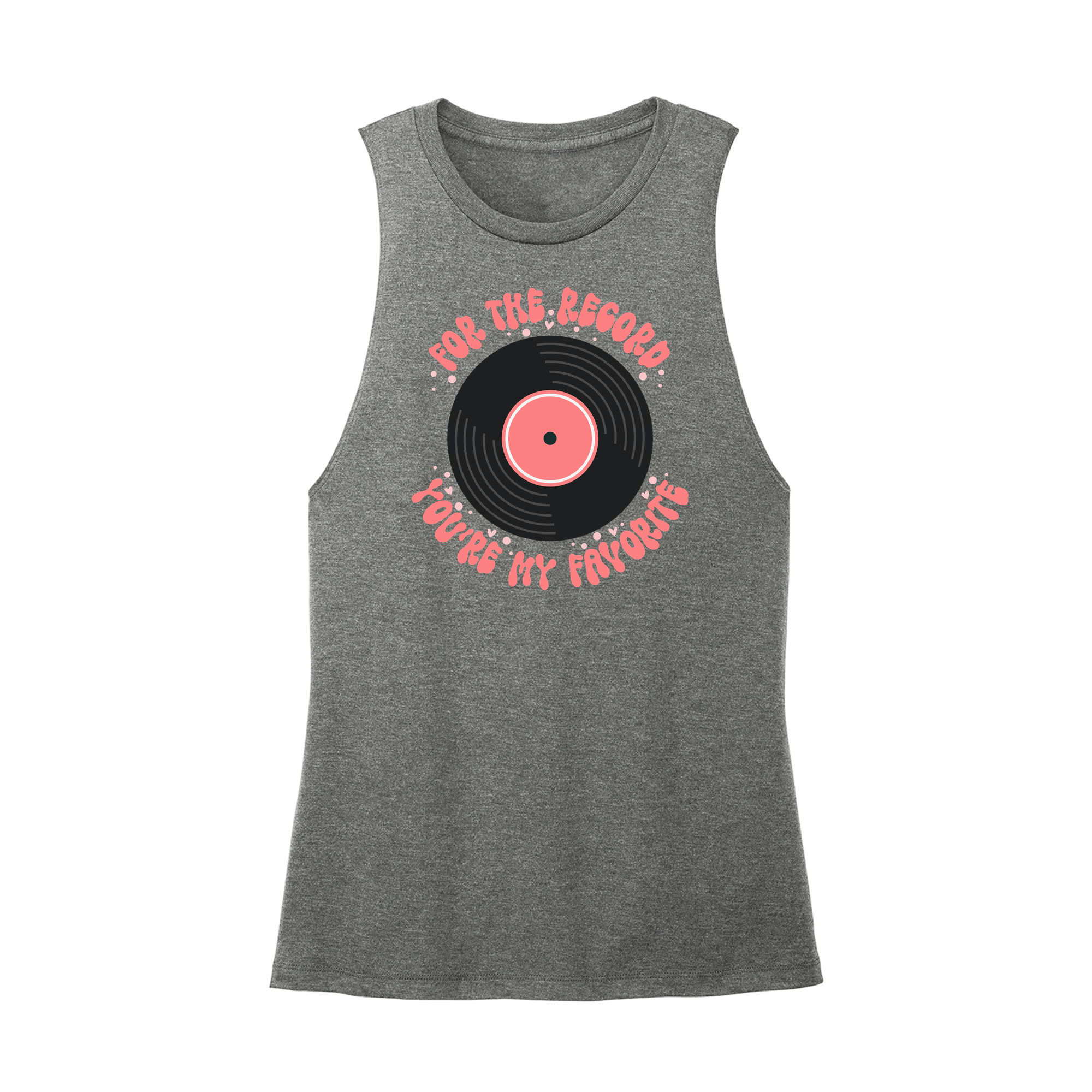 Womens X-Small Dark Gray Muscle Tank