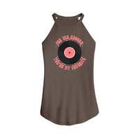 Womens X-Small Brown Tank Top