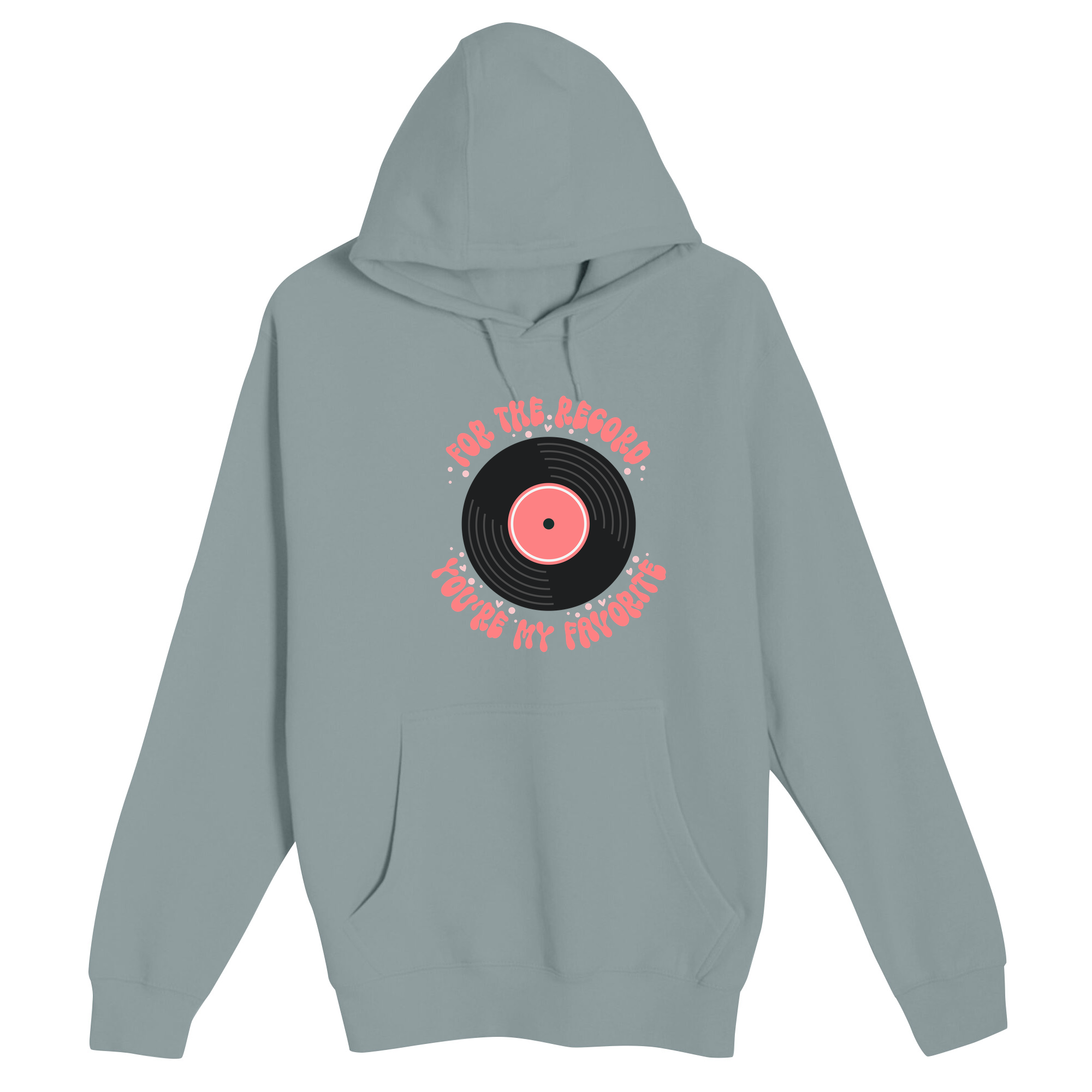 Unisex Small Blue Mist Pullover Hooded Sweatshirt