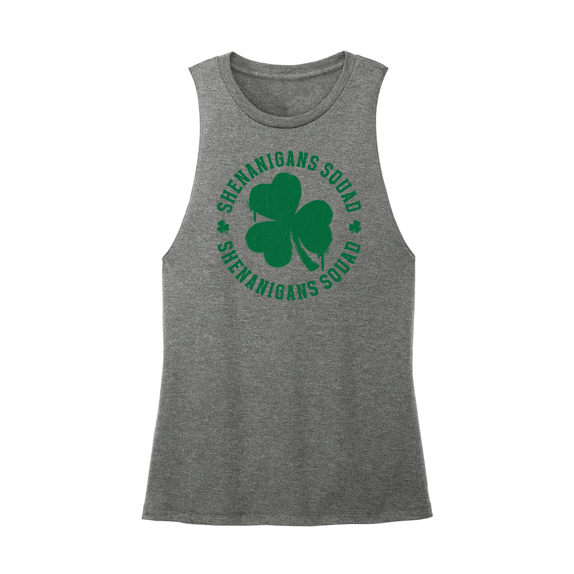 Womens X-Small Dark Gray Muscle Tank