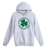 Unisex Small Heather Gray Pullover Hooded Sweatshirt