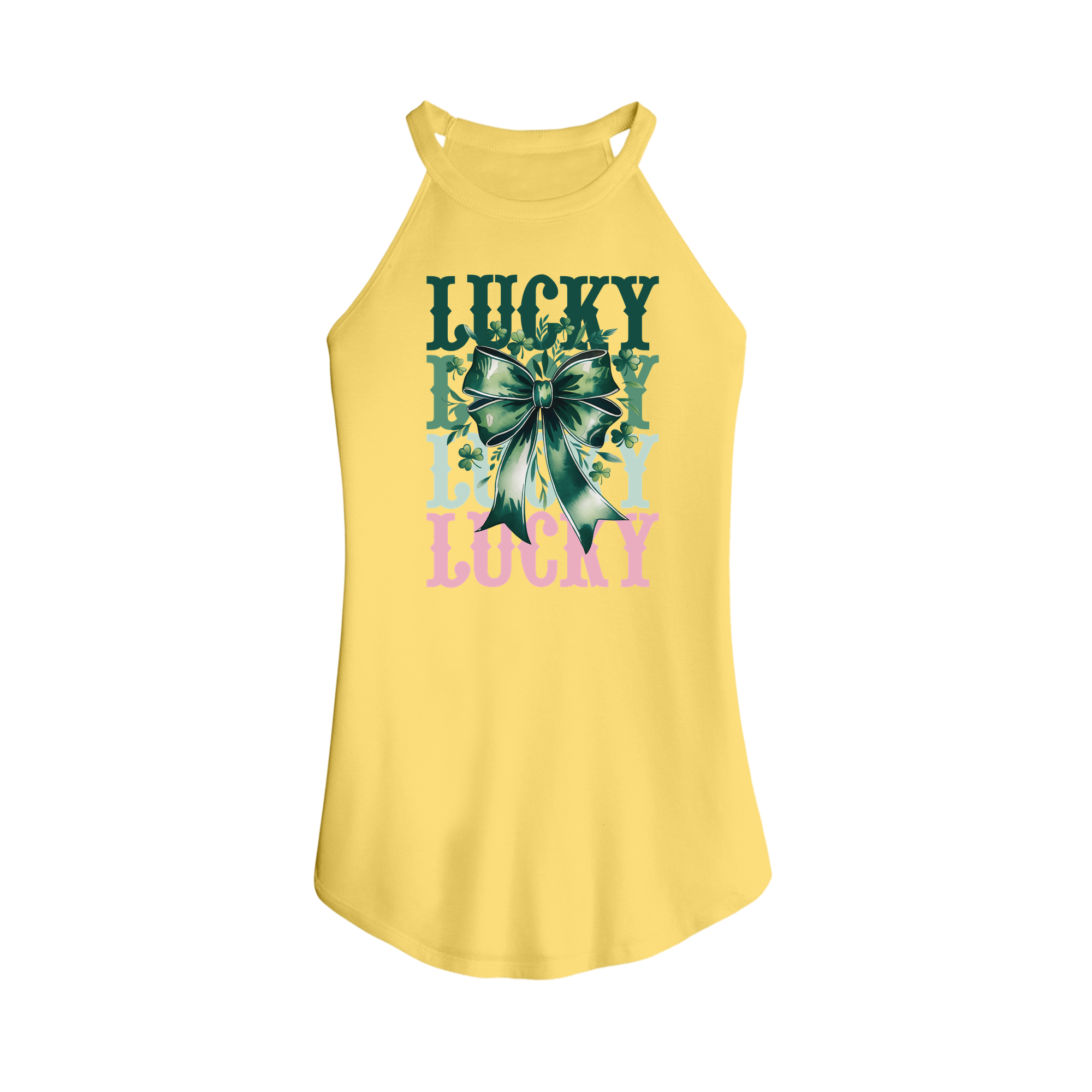 Womens X-Small Yellow Tank Top