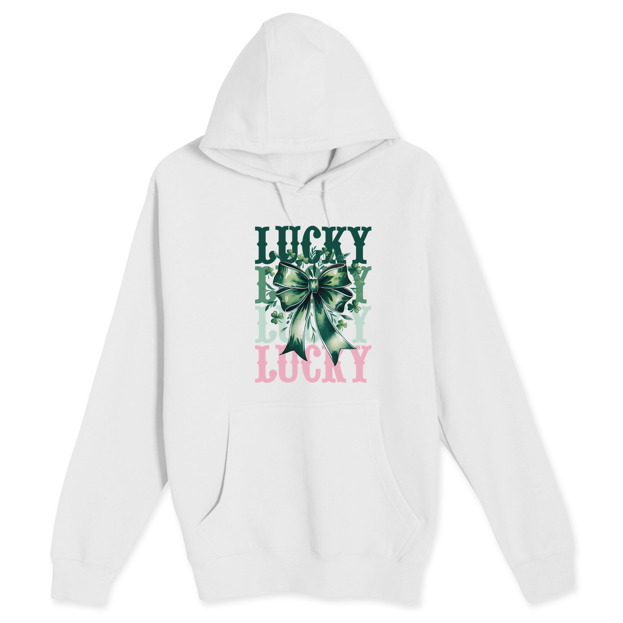 Unisex Small White Pullover Hooded Sweatshirt