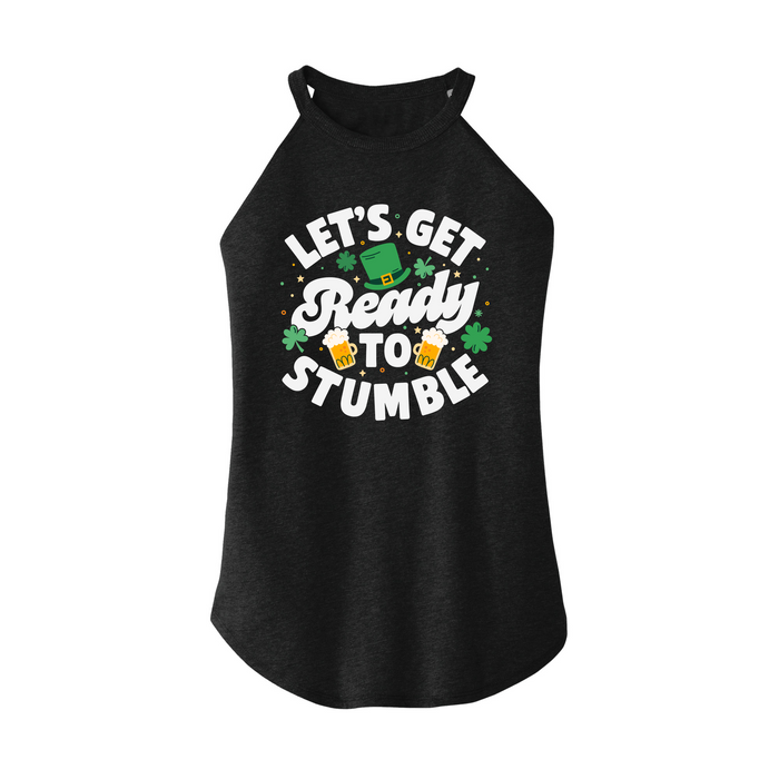 Womens X-Small Dark Heather Gray Rocker Tank Top