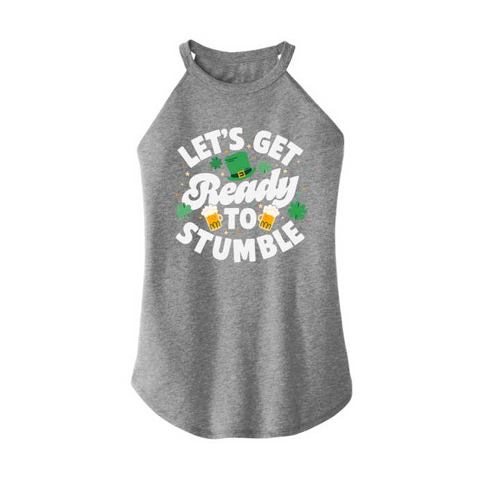 Womens X-Small Grey Rocker Tank Top