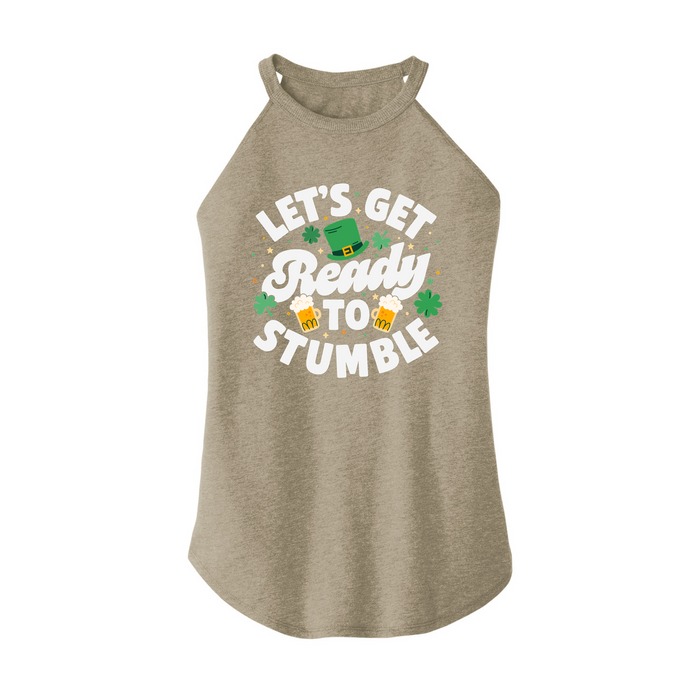 Womens X-Small Sand Rocker Tank Top