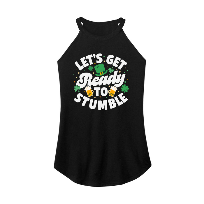 Womens X-Small Black Rocker Tank Top