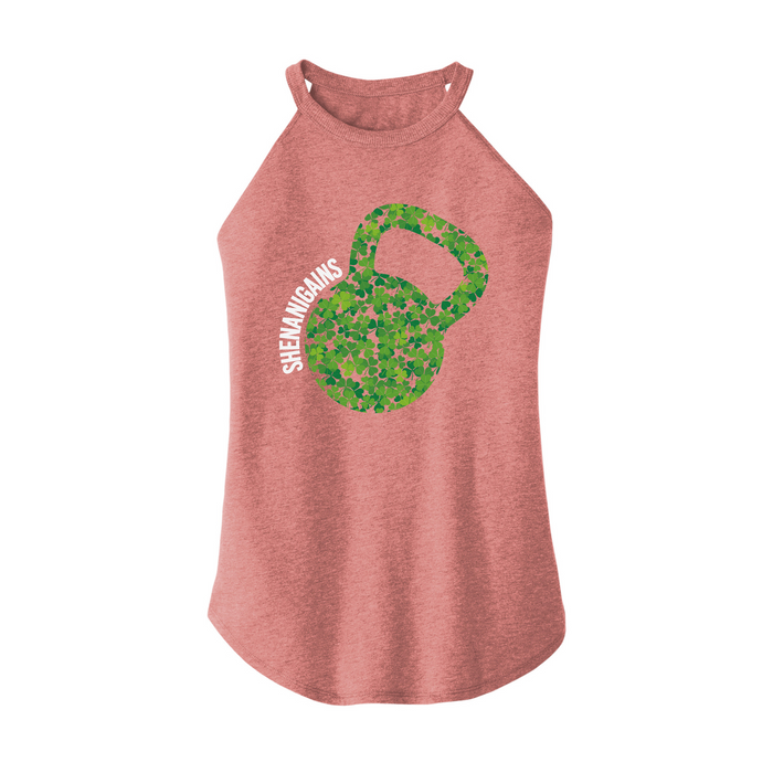 Womens X-Small Light Pink Rocker Tank Top