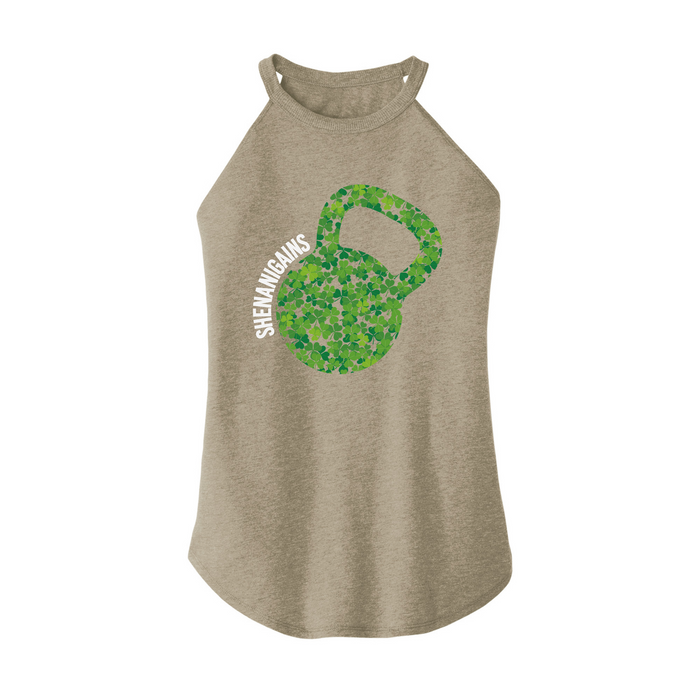 Womens X-Small Sand Rocker Tank Top