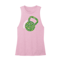 Womens X-Small Light Pink Muscle Tank