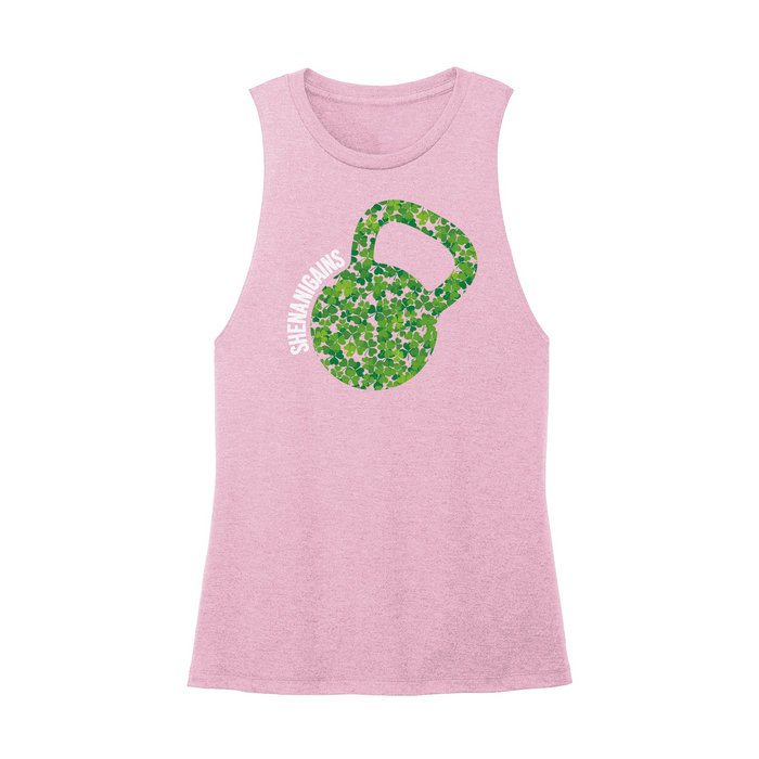 Womens X-Small Light Pink Muscle Tank