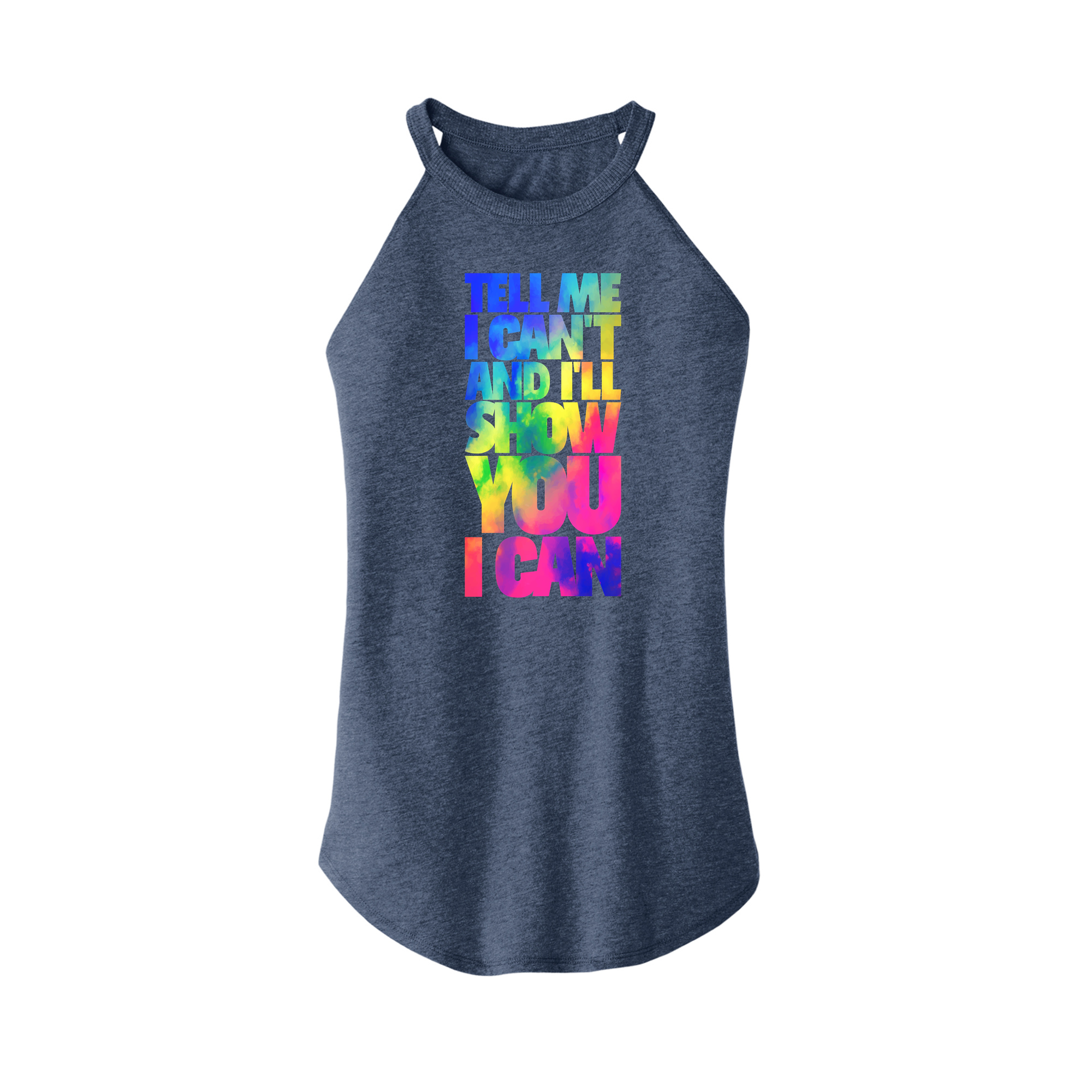 Womens X-Small Navy Heather Tank Top
