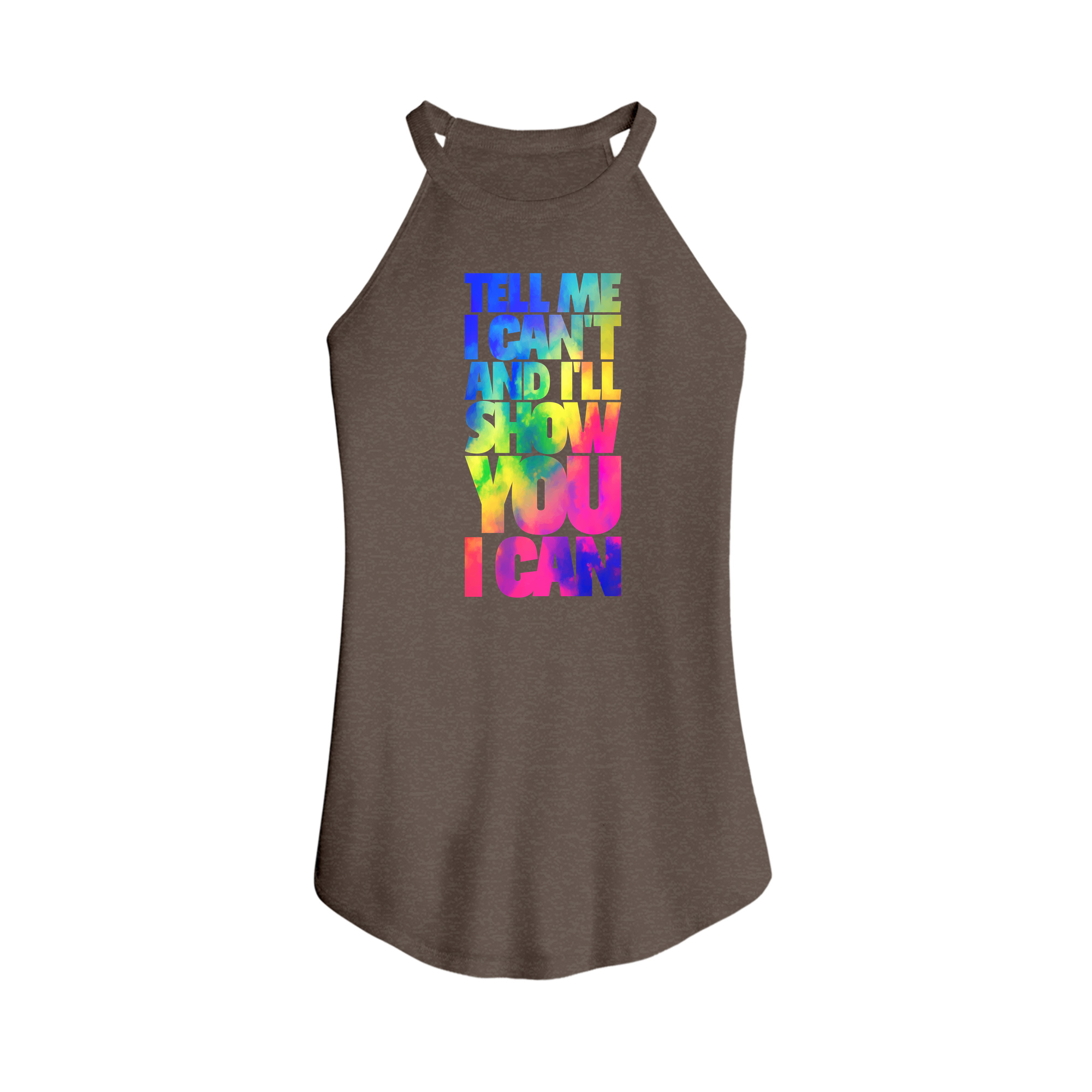Womens X-Small Brown Tank Top