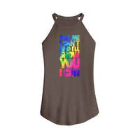 Womens X-Small Brown Tank Top