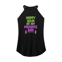 Womens X-Small Black Rocker Tank Top