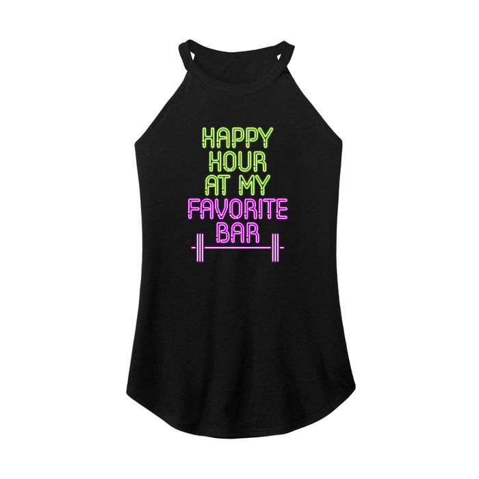 Womens X-Small Black Rocker Tank Top