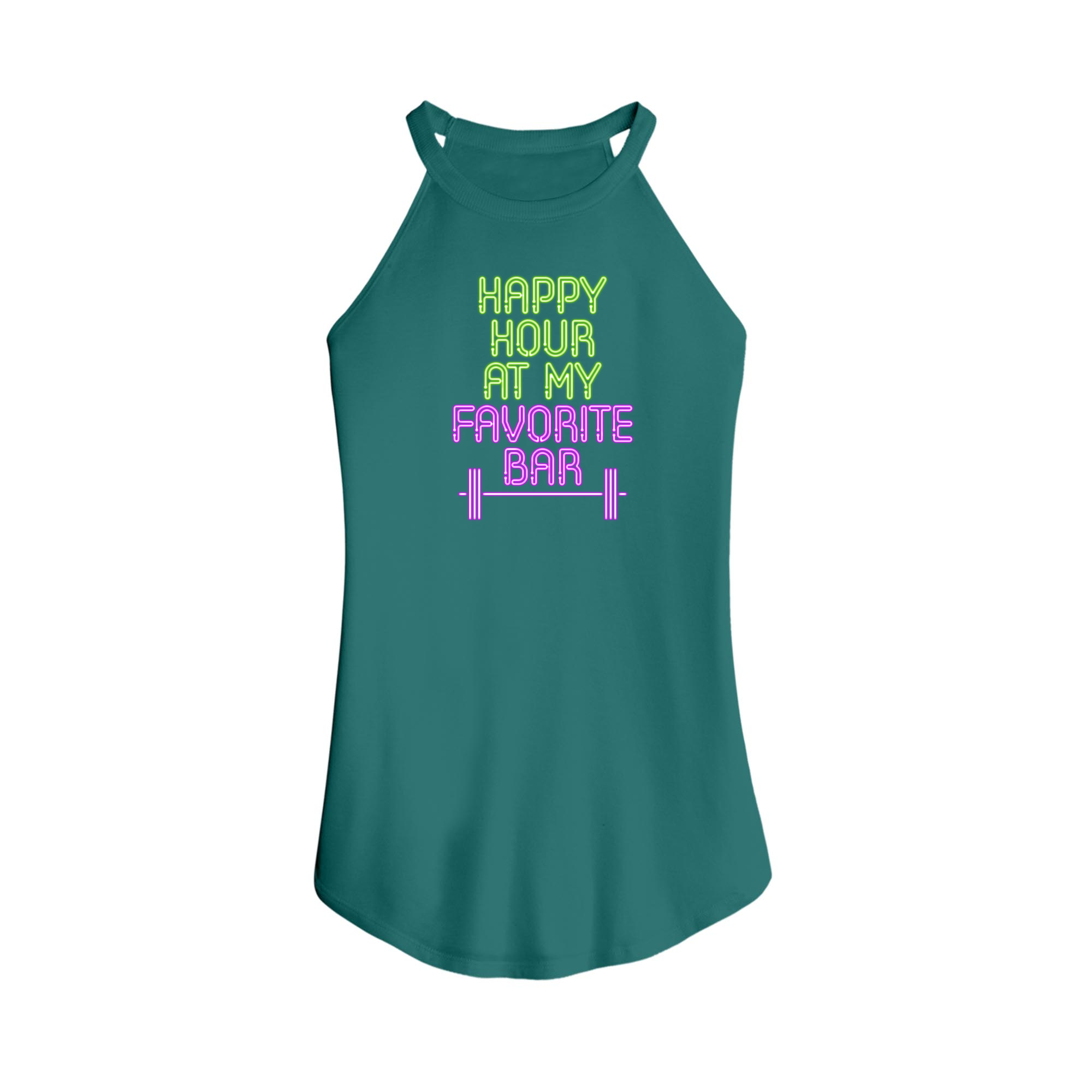 Womens X-Small Teal Tank Top