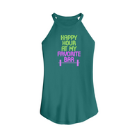 Womens X-Small Teal Tank Top