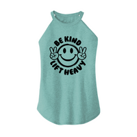 Womens X-Small Teal Rocker Tank Top