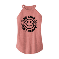 Womens X-Small Light Pink Rocker Tank Top