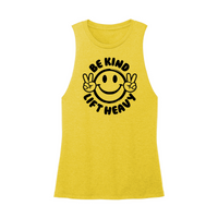 Womens X-Small Yellow Muscle Tank