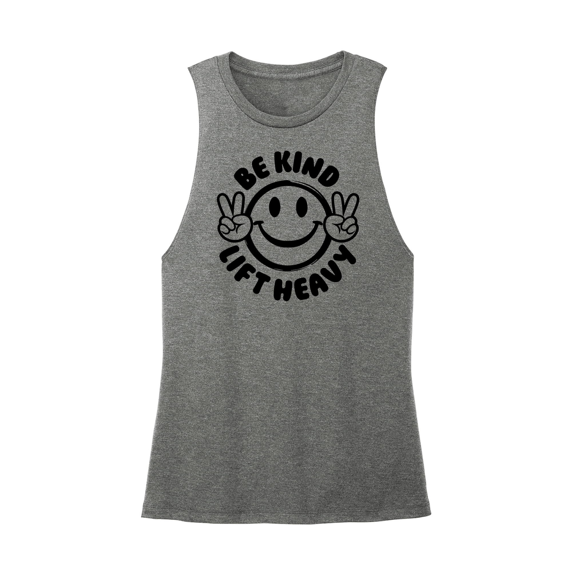 Womens X-Small Dark Gray Muscle Tank