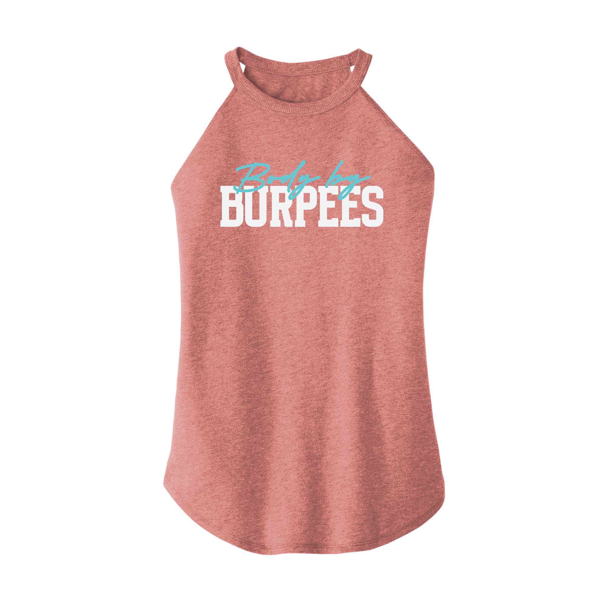 Womens X-Small Light Pink Rocker Tank Top