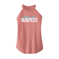 Womens X-Small Light Pink Rocker Tank Top