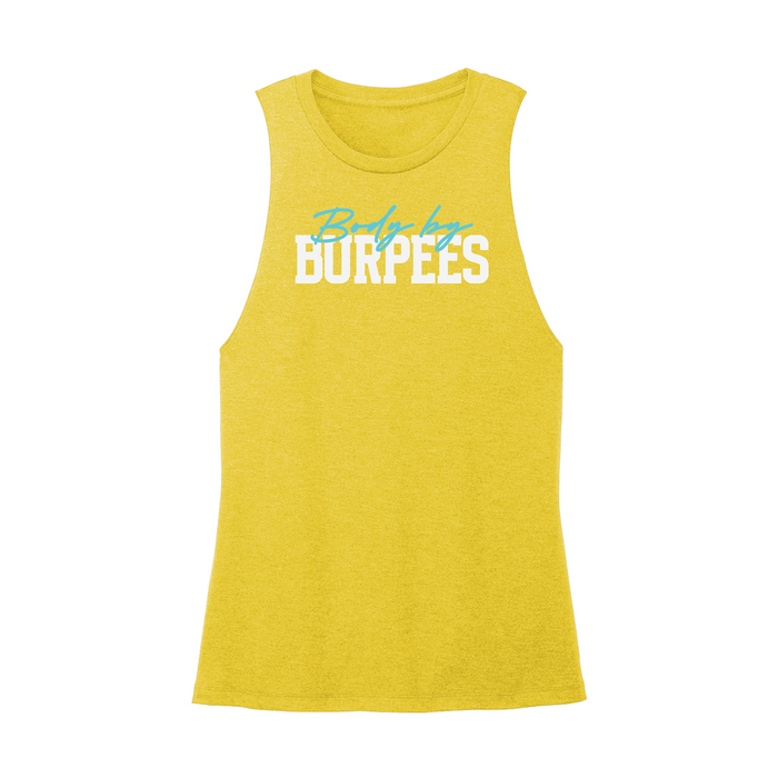 Womens X-Small Yellow Muscle Tank