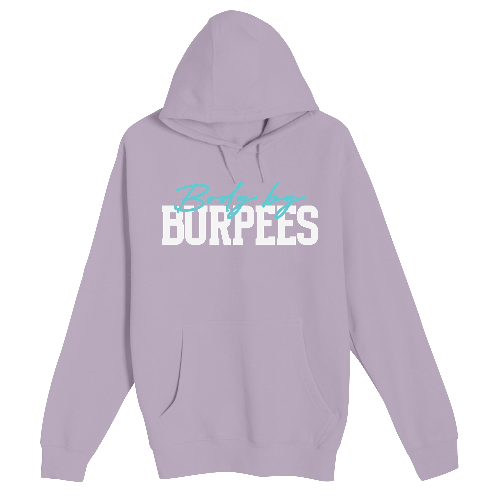 Unisex Small Lilac Pullover Hooded Sweatshirt