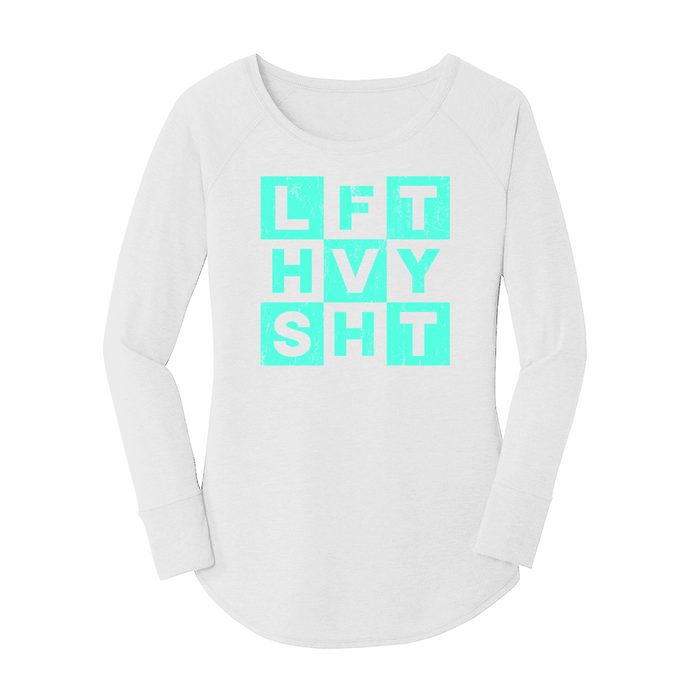 Womens X-Small White Long Sleeve Tunic Tee