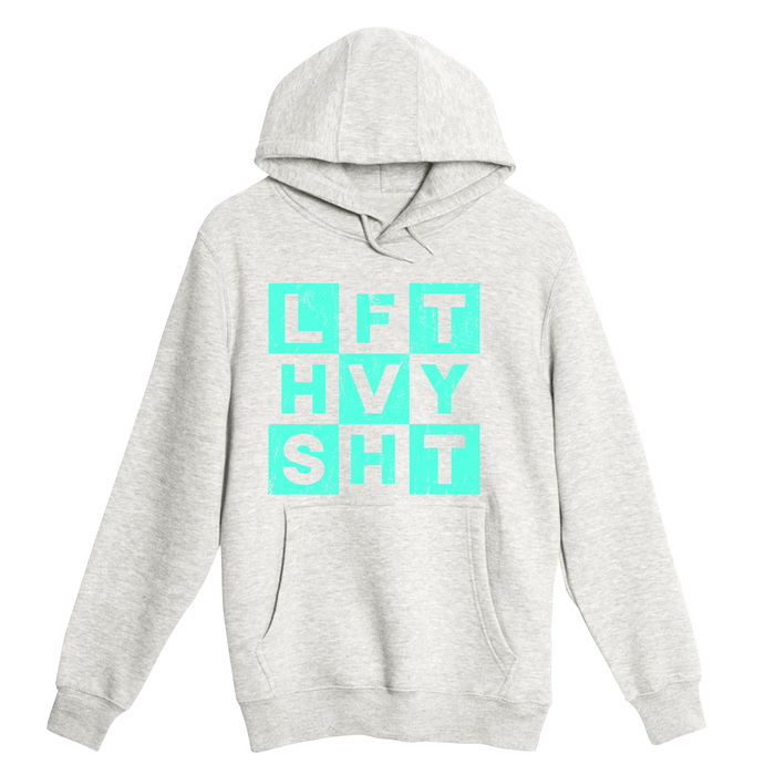 Unisex Small Oatmeal Pullover Hooded Sweatshirt