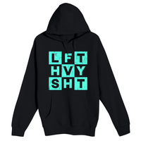 Unisex Small Black Pullover Hooded Sweatshirt