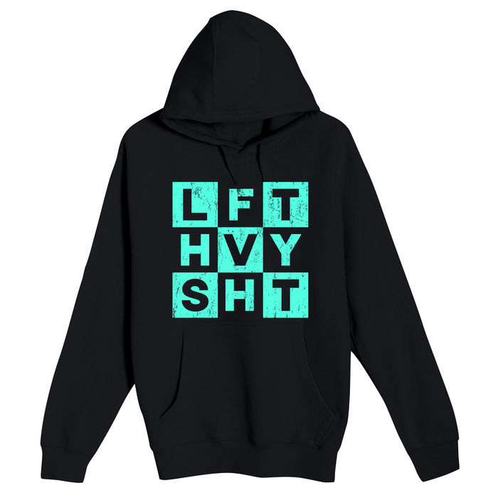 Unisex Small Black Pullover Hooded Sweatshirt