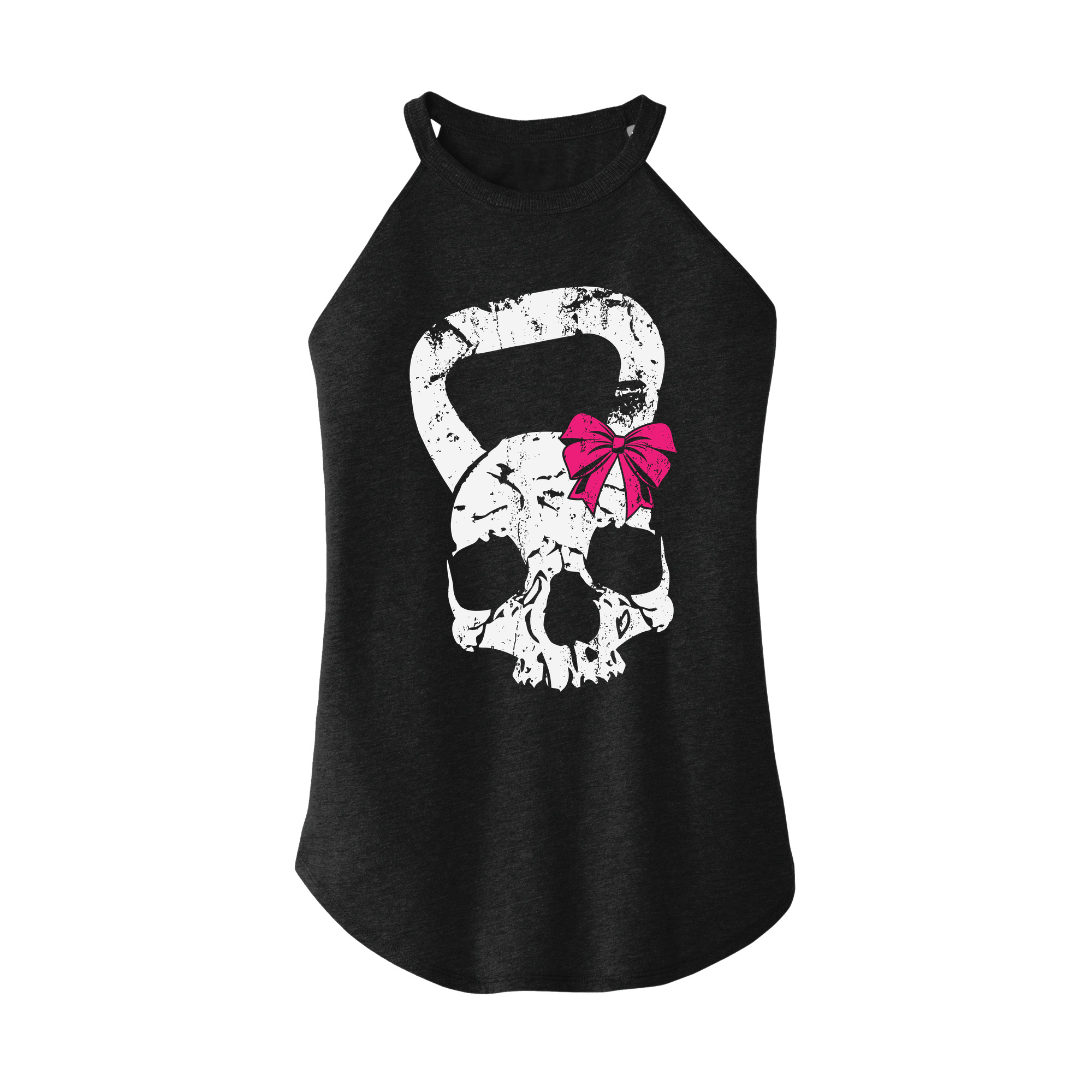 Womens X-Small Dark Heather Gray Rocker Tank Top