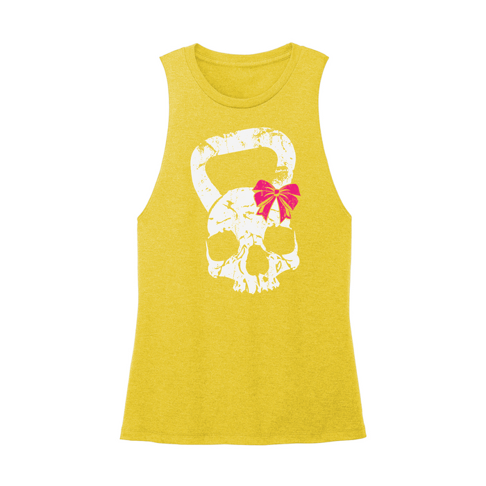 Womens X-Small Yellow Muscle Tank